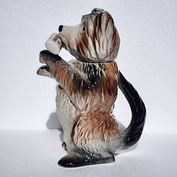 Rare-Vtg 1987--Paul Cardew-South West Ceramics-Terrier Dog with Newspaper Teapot - Picture 4 of 16